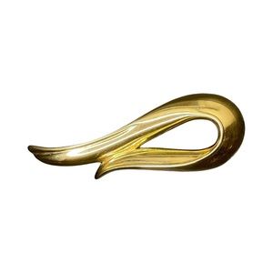 Large Vintage Givenchy Gold Brooch